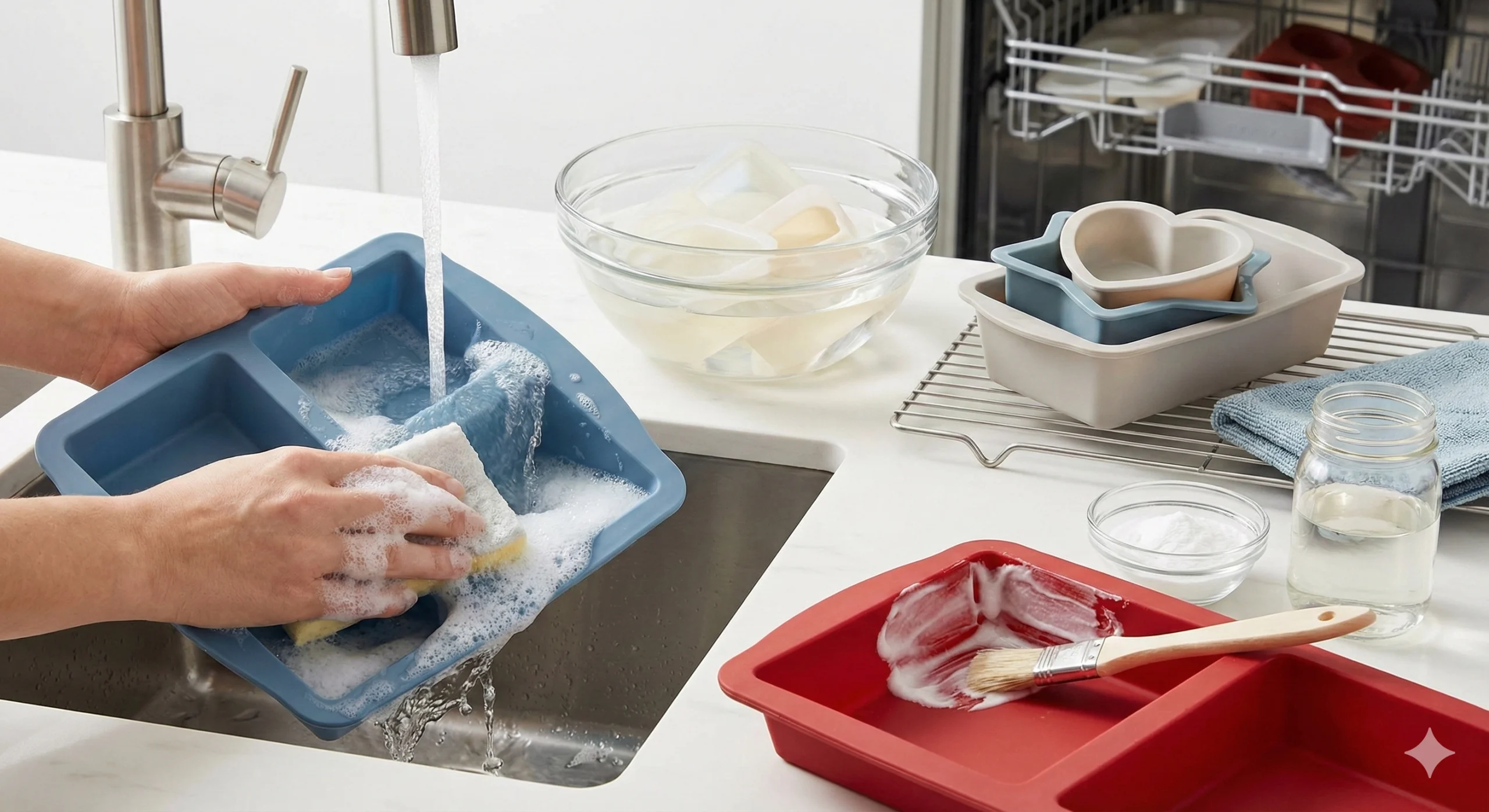 How to clean silicone molds after daily use?