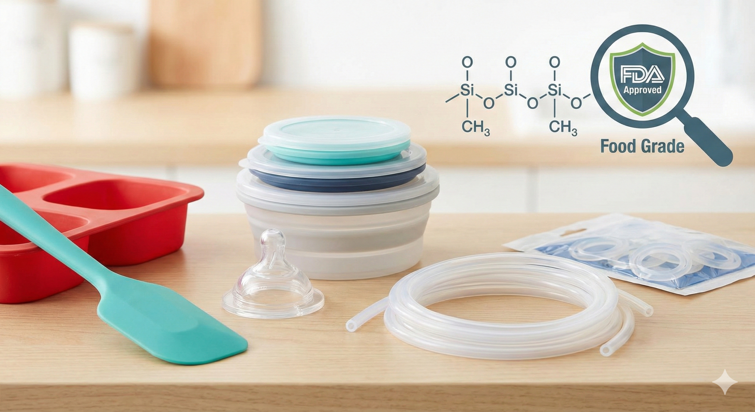 How to Choose Food Grade Silicone for Baby & Kitchen Products？