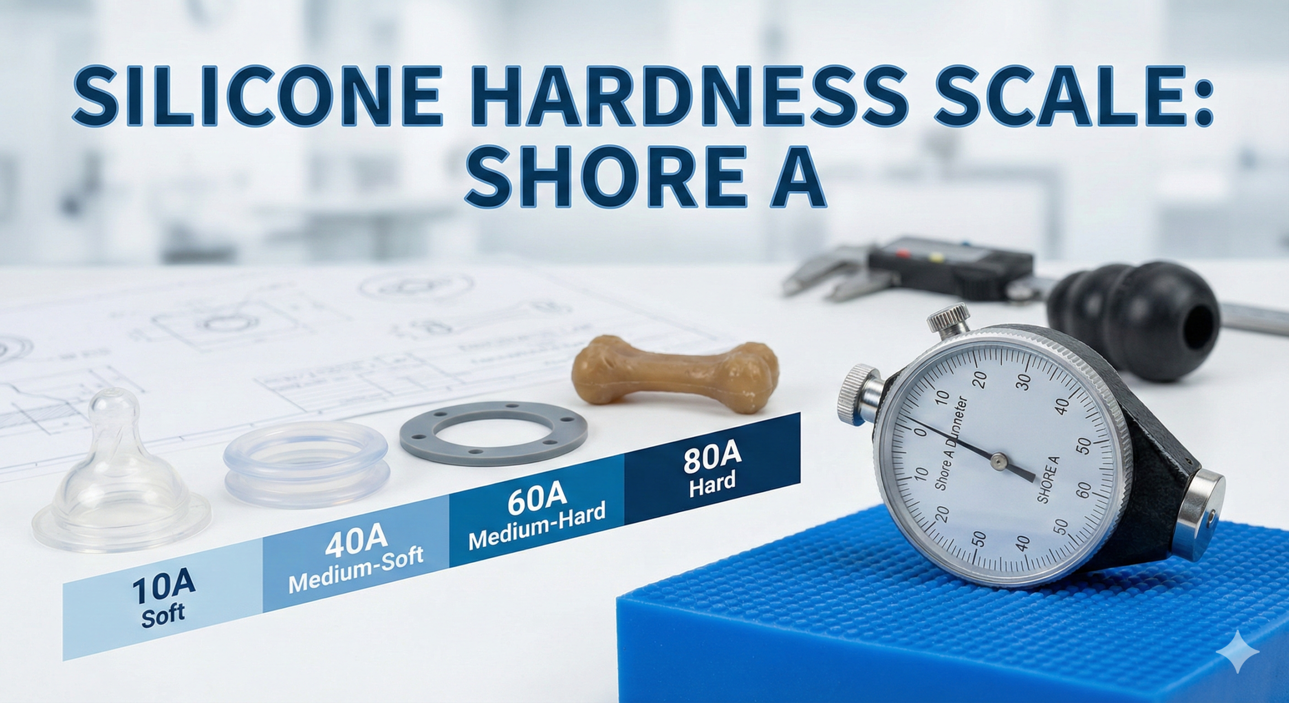 How to Choose the Right Silicone Hardness Scale for Custom B2B Parts？
