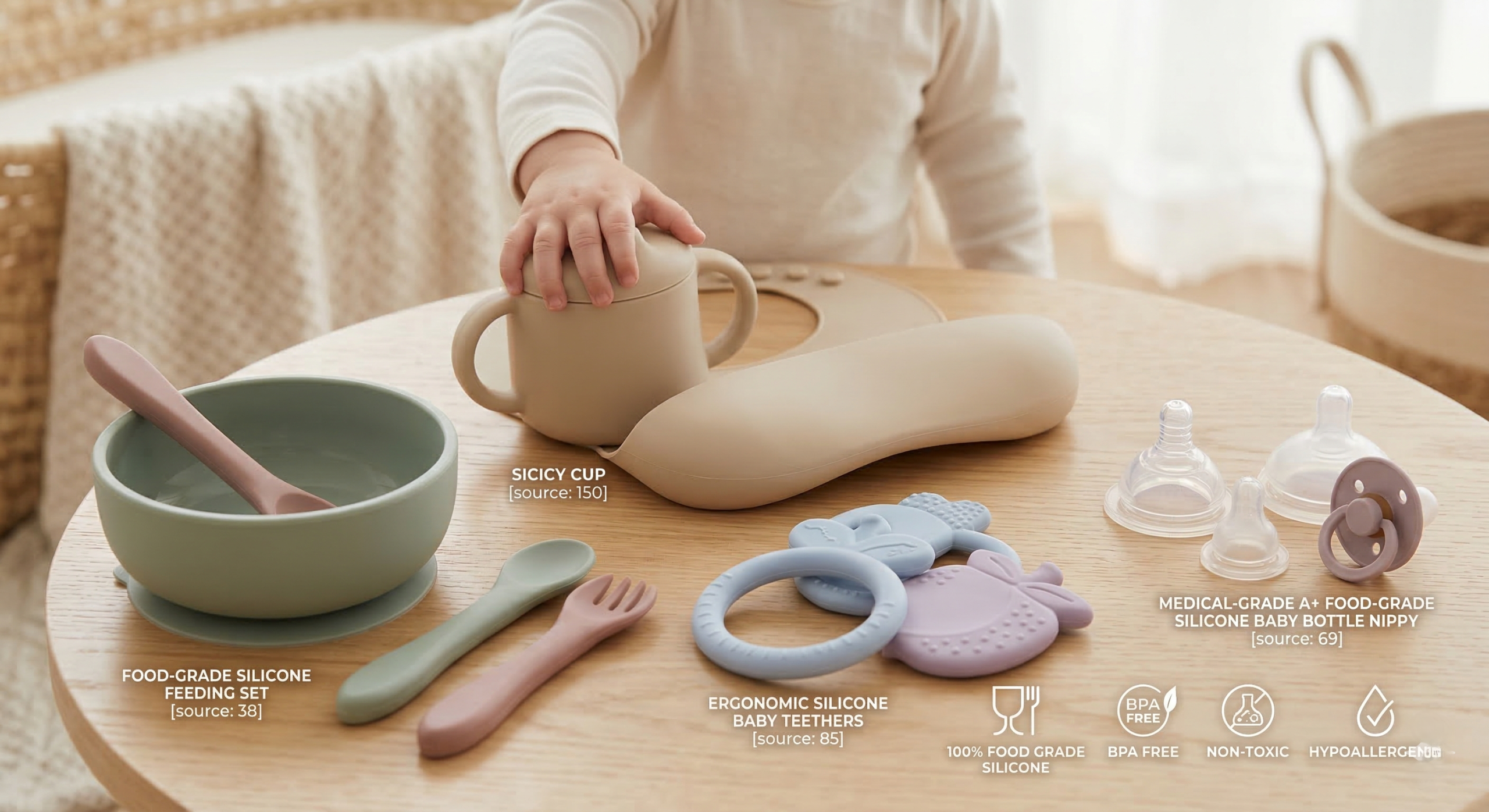 How to Clean and Sterilize Food Grade Silicone for Babies?