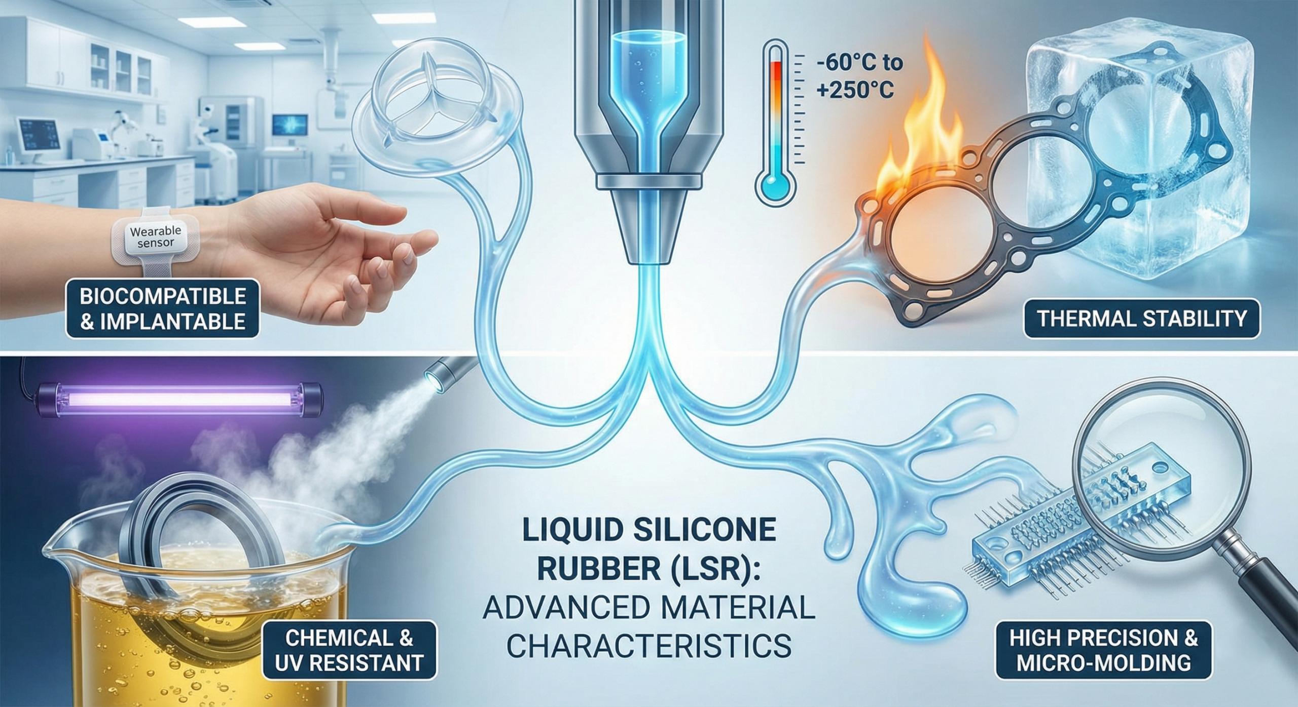 How to Mold High-Precision Parts with Liquid Silicone Rubber?
