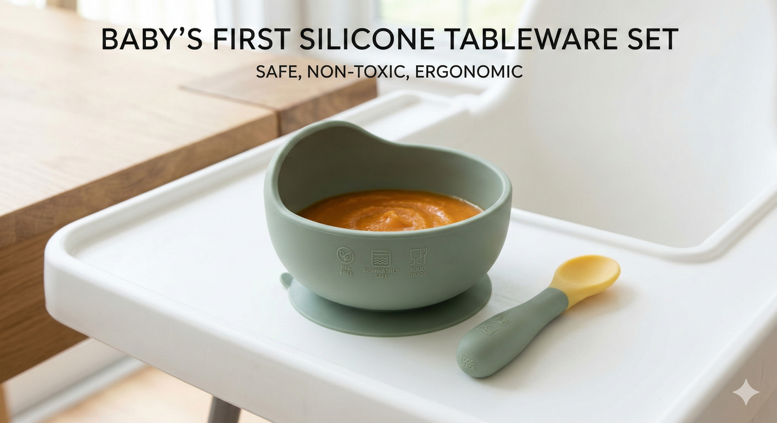 How to Clean and Sterilize Your Silicone Bowl and Spoon Set?