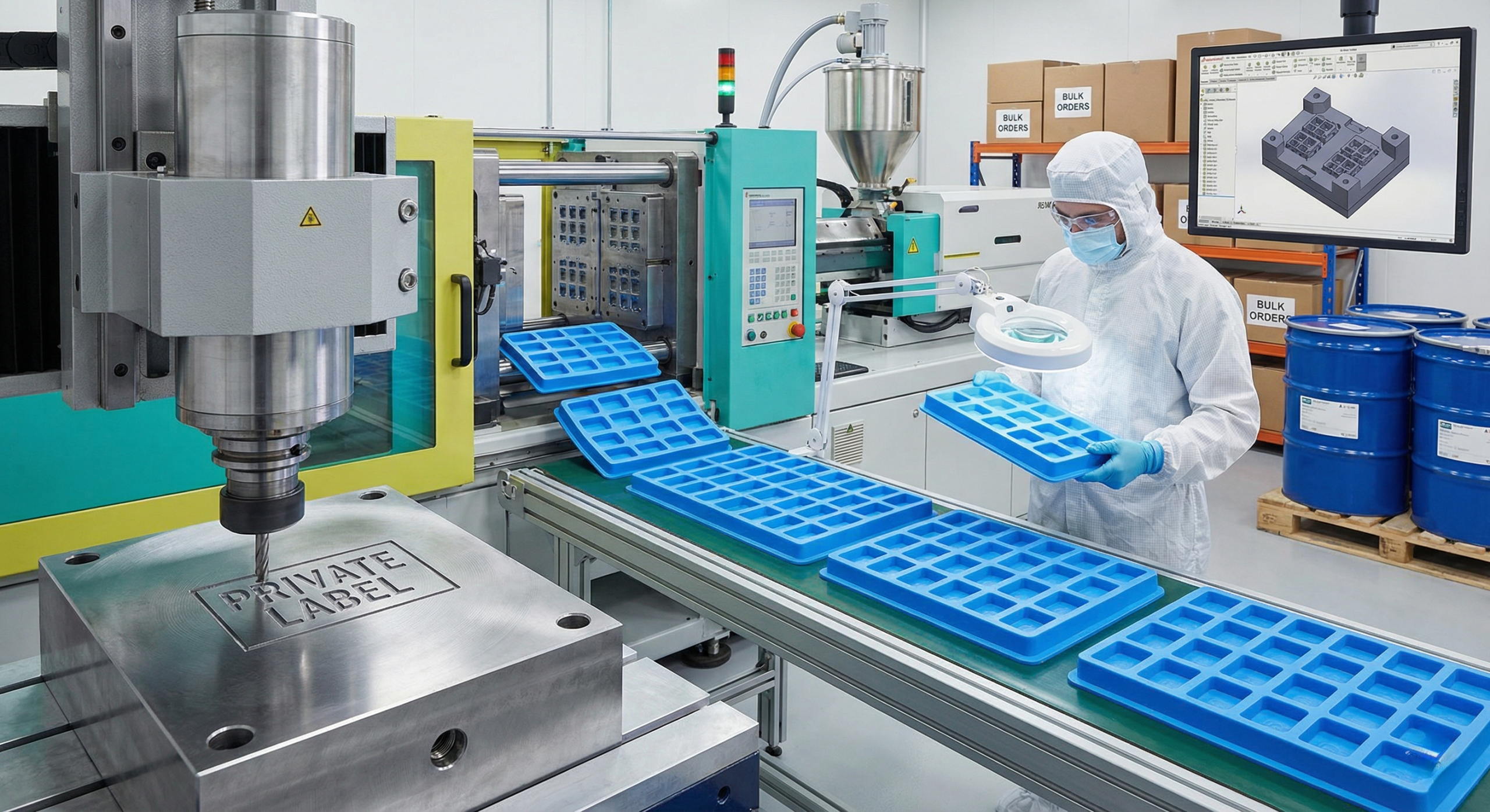 How to Make Silicone Molds That Supports Bulk Orders and Private Labeling？