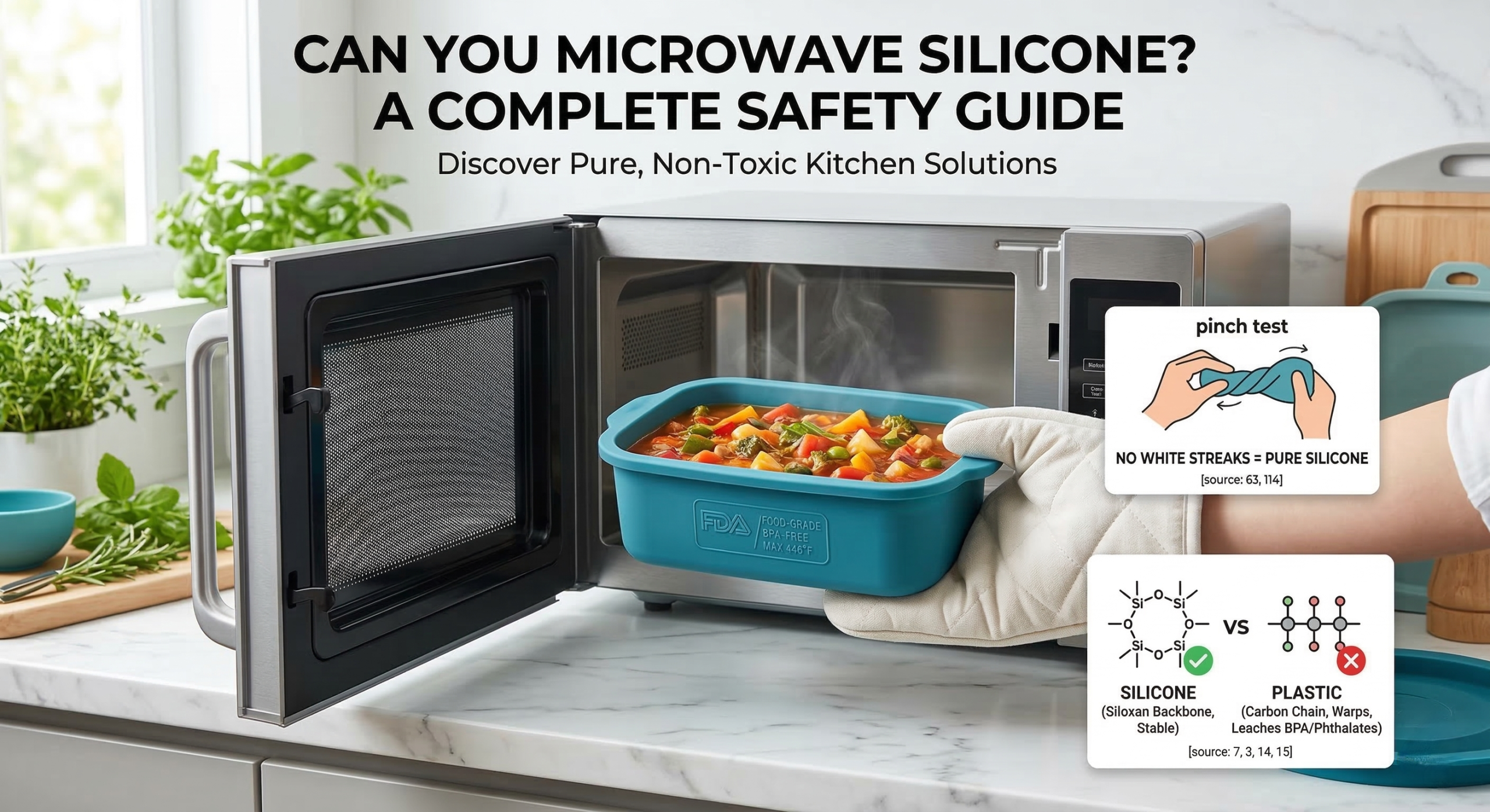 How to Microwave Silicone Containers Without Melting Them？