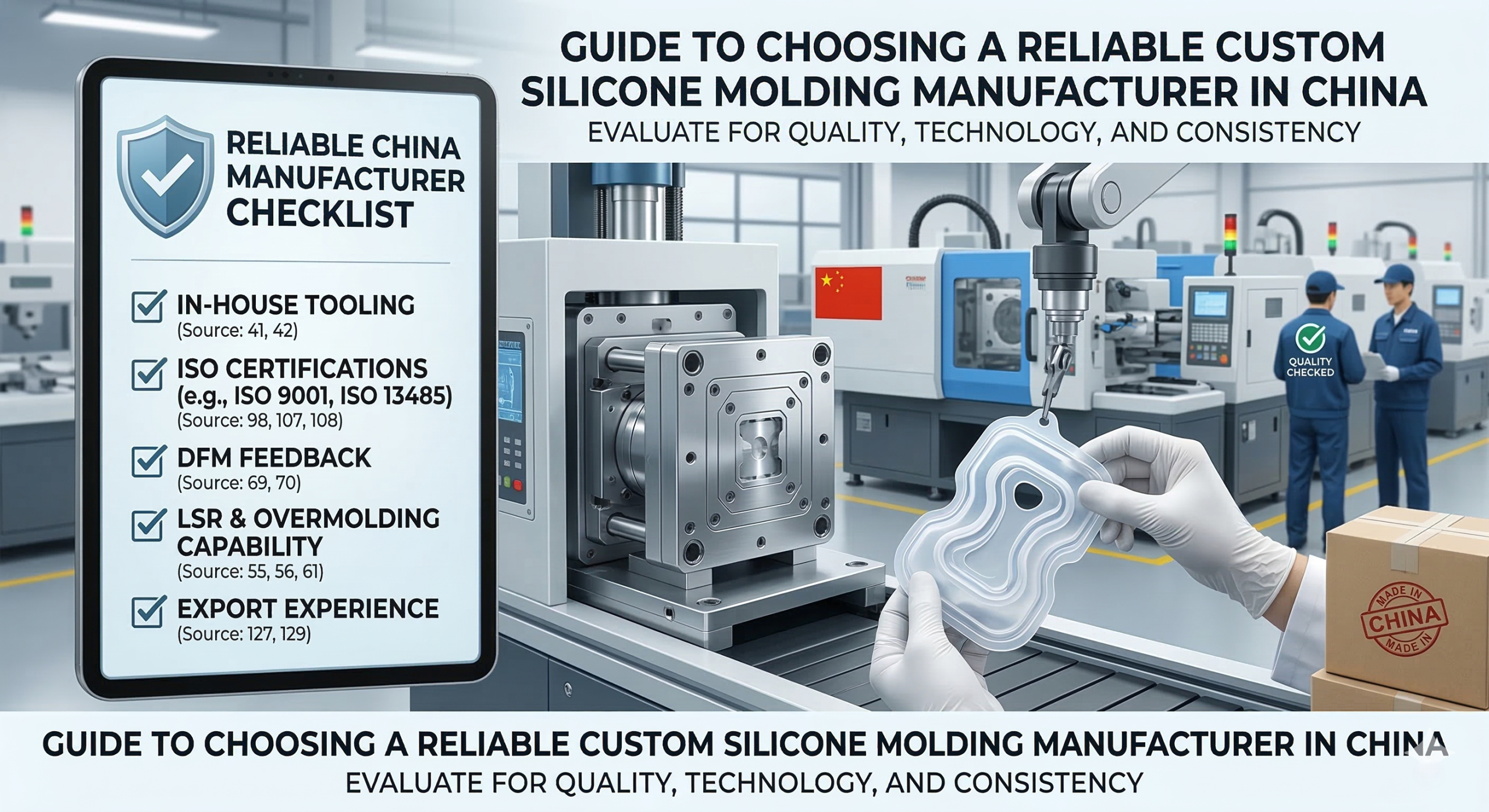 How to Find a Reliable Custom Silicone Molding Manufacturer in China？