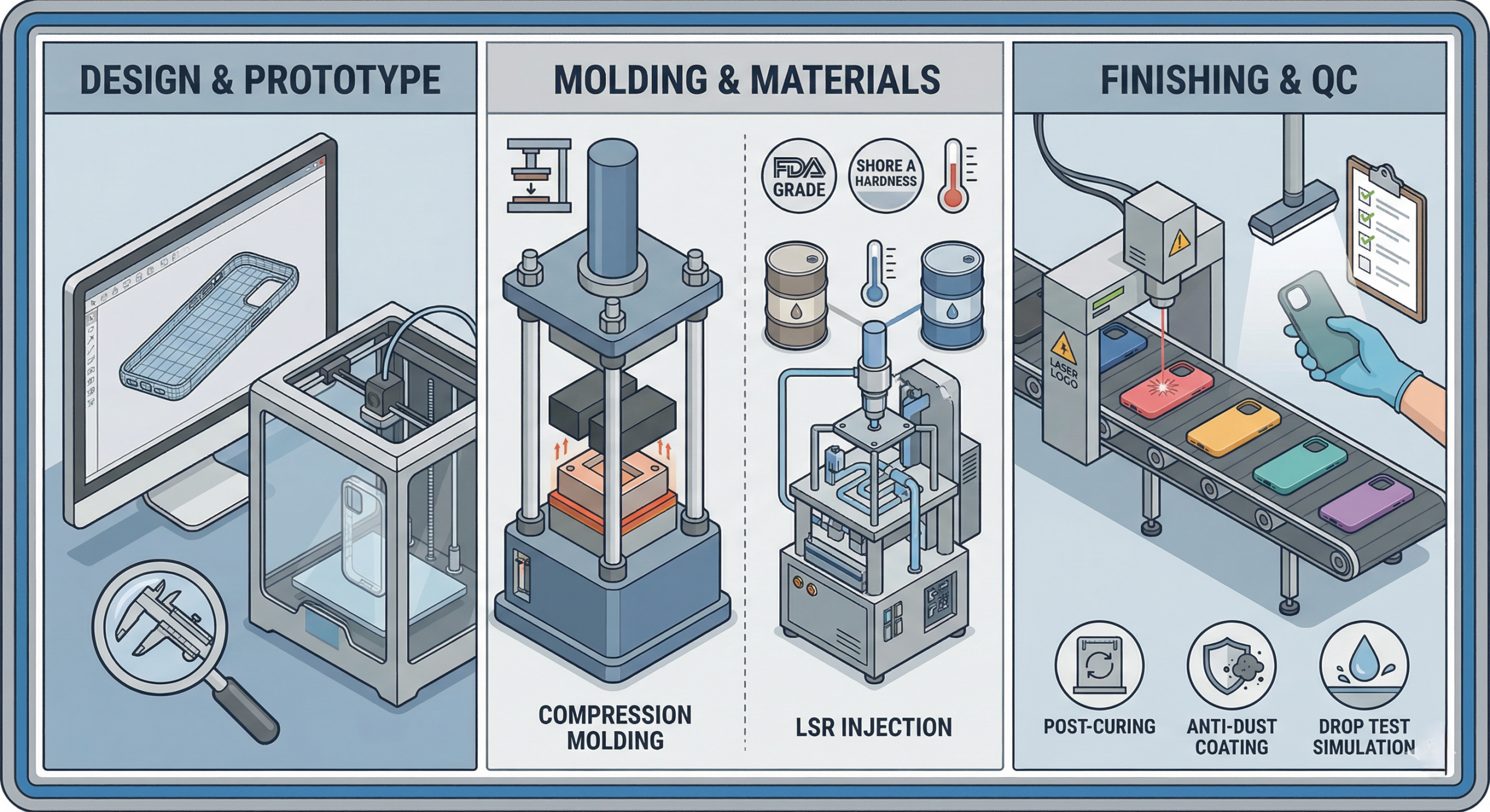 How to Manufacture Custom Silicone Cases: A Complete Guide