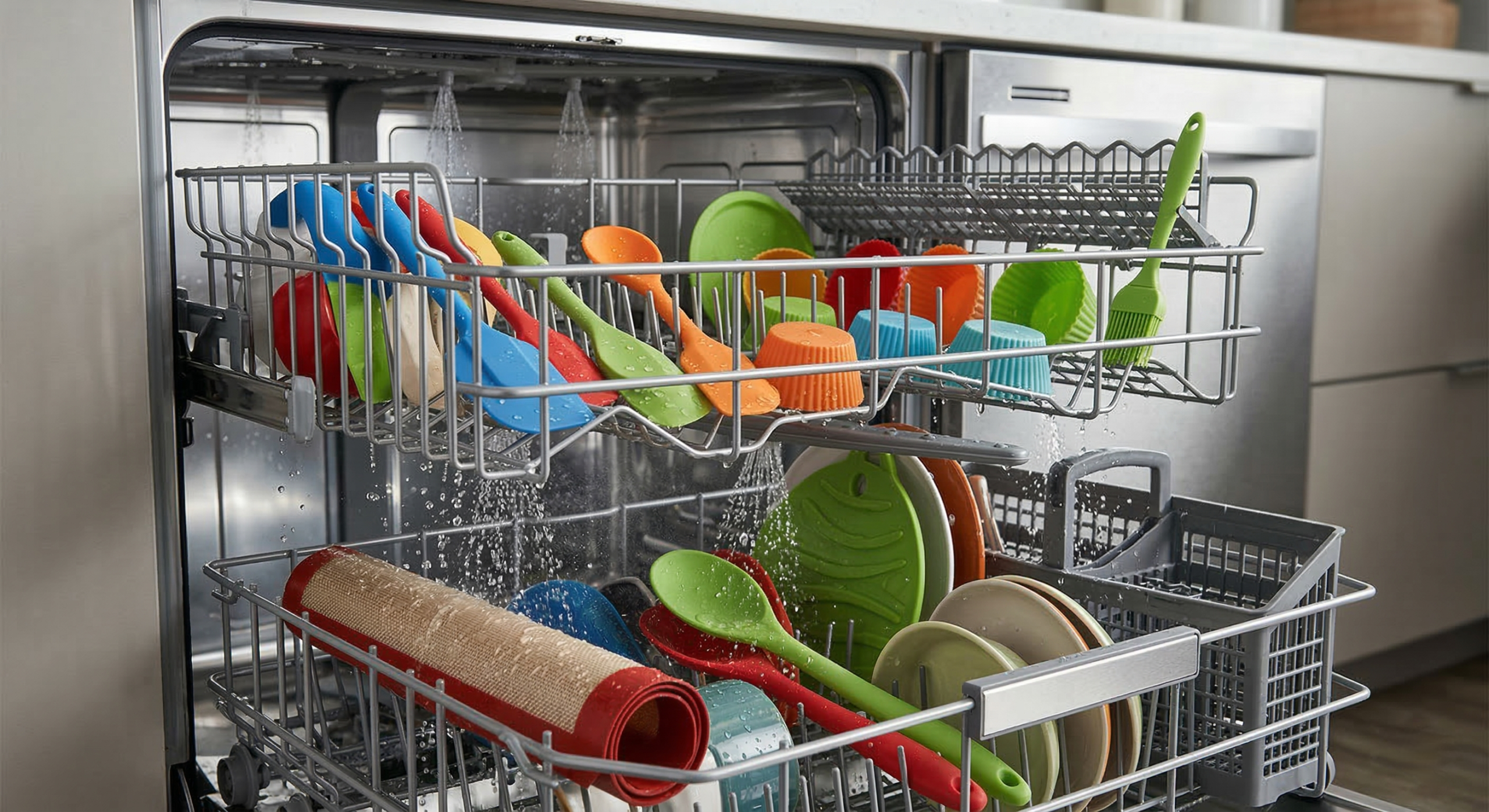 How to Identify 100% Dishwasher Safe Silicone for Your Kitchen?