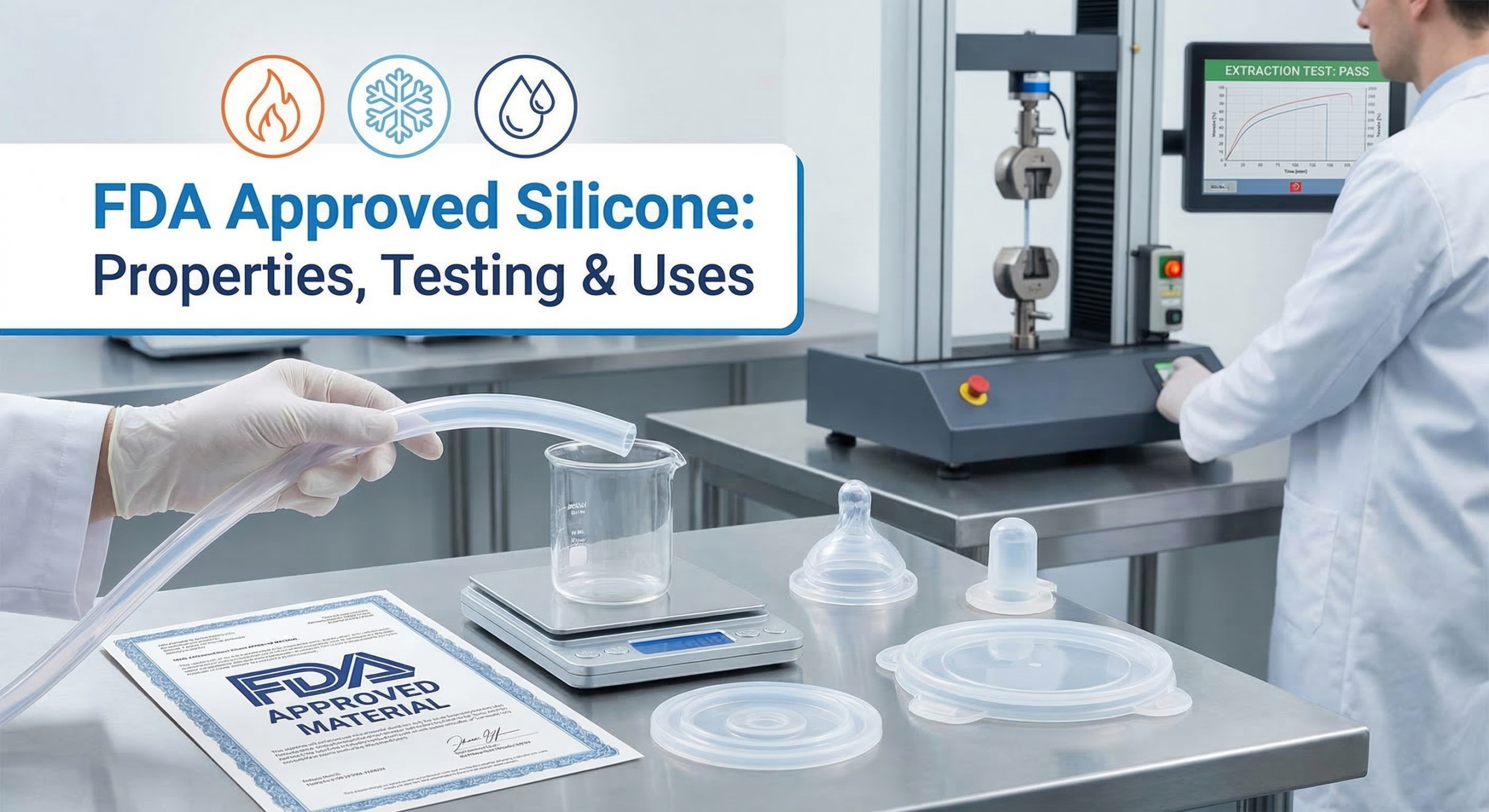 How to Verify if Your Material is Genuine FDA Approved Silicone？