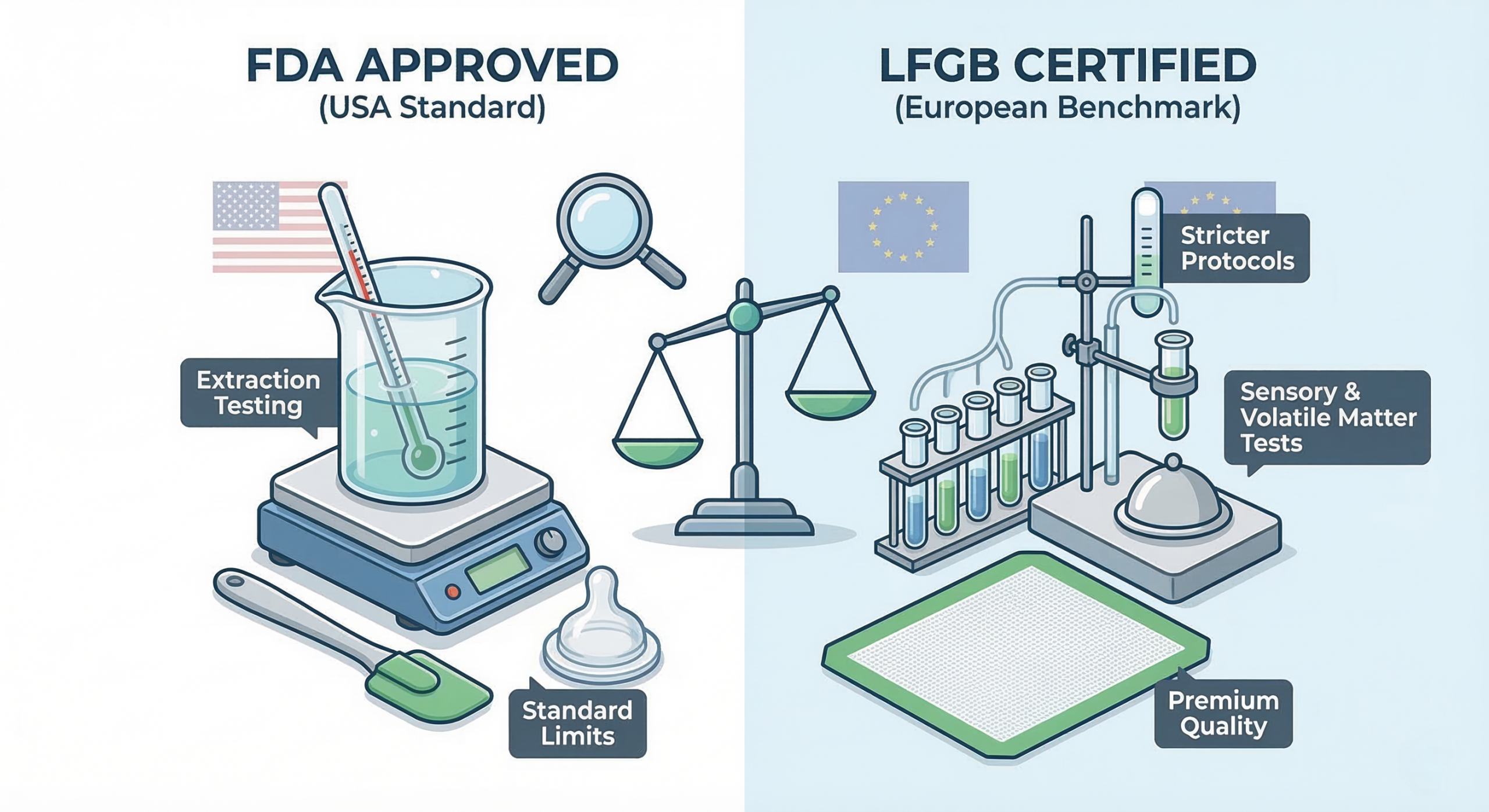 How to Meet Extraction Limits for FDA Approved Silicone?