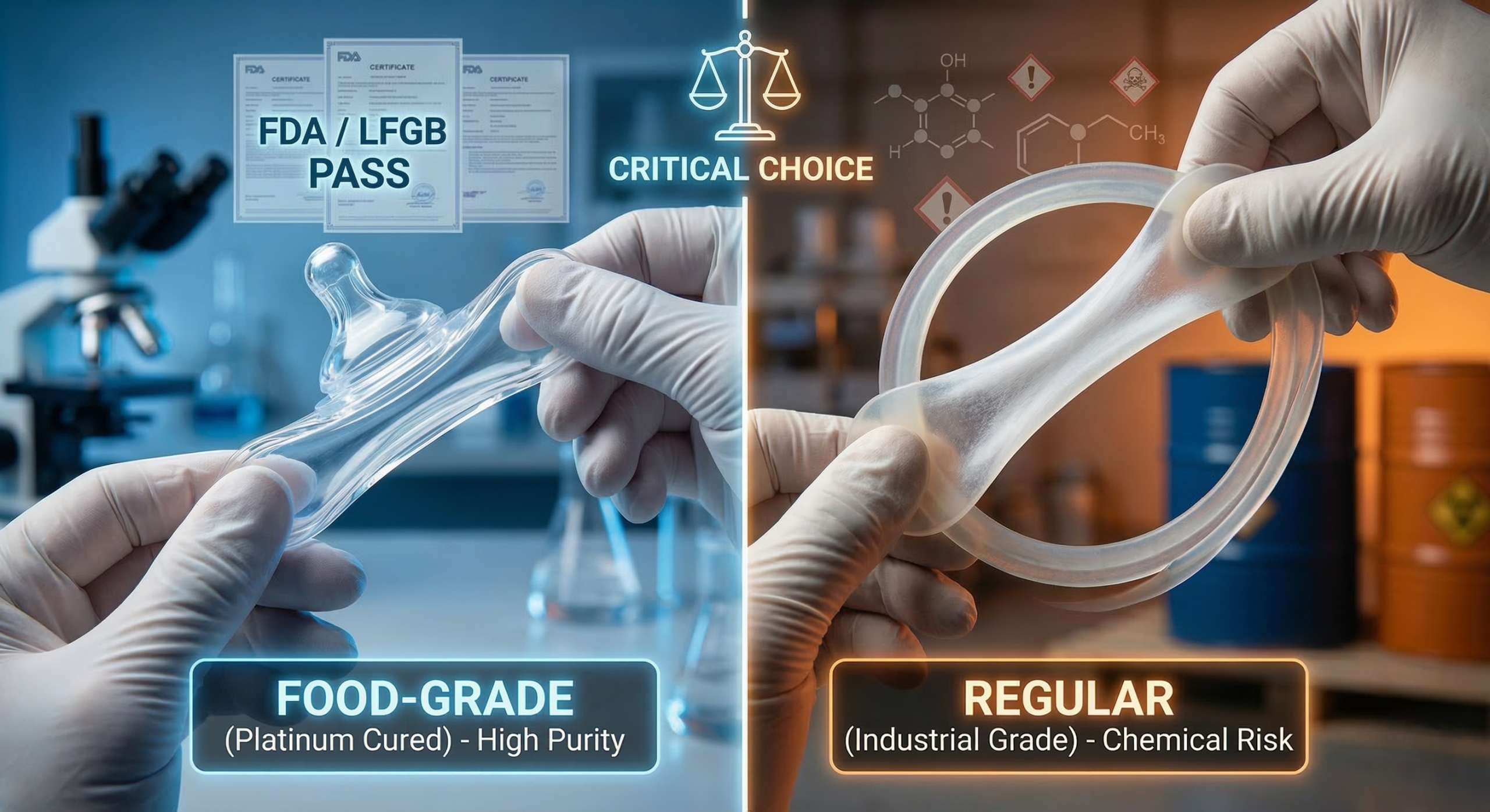 How to Verify True Food-Grade Silicone for B2B Applications？
