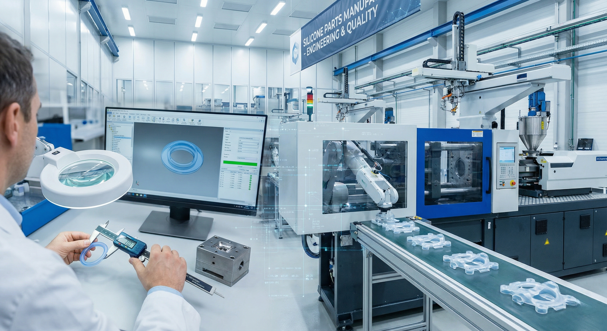 How to Choose a Silicone Parts Manufacturer for Complex Designs？