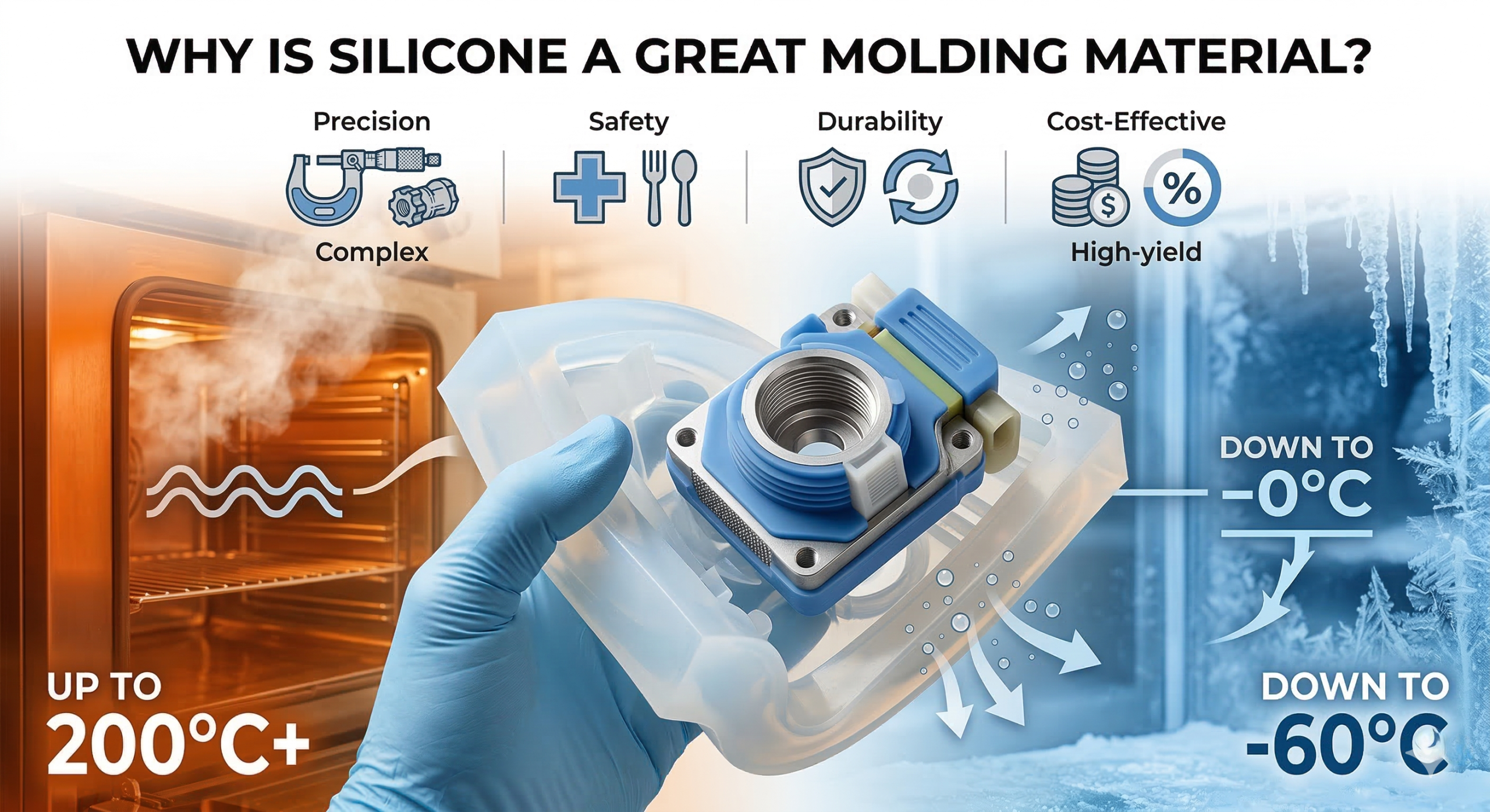 How to Design Complex Geometries with Silicone Molding Material？