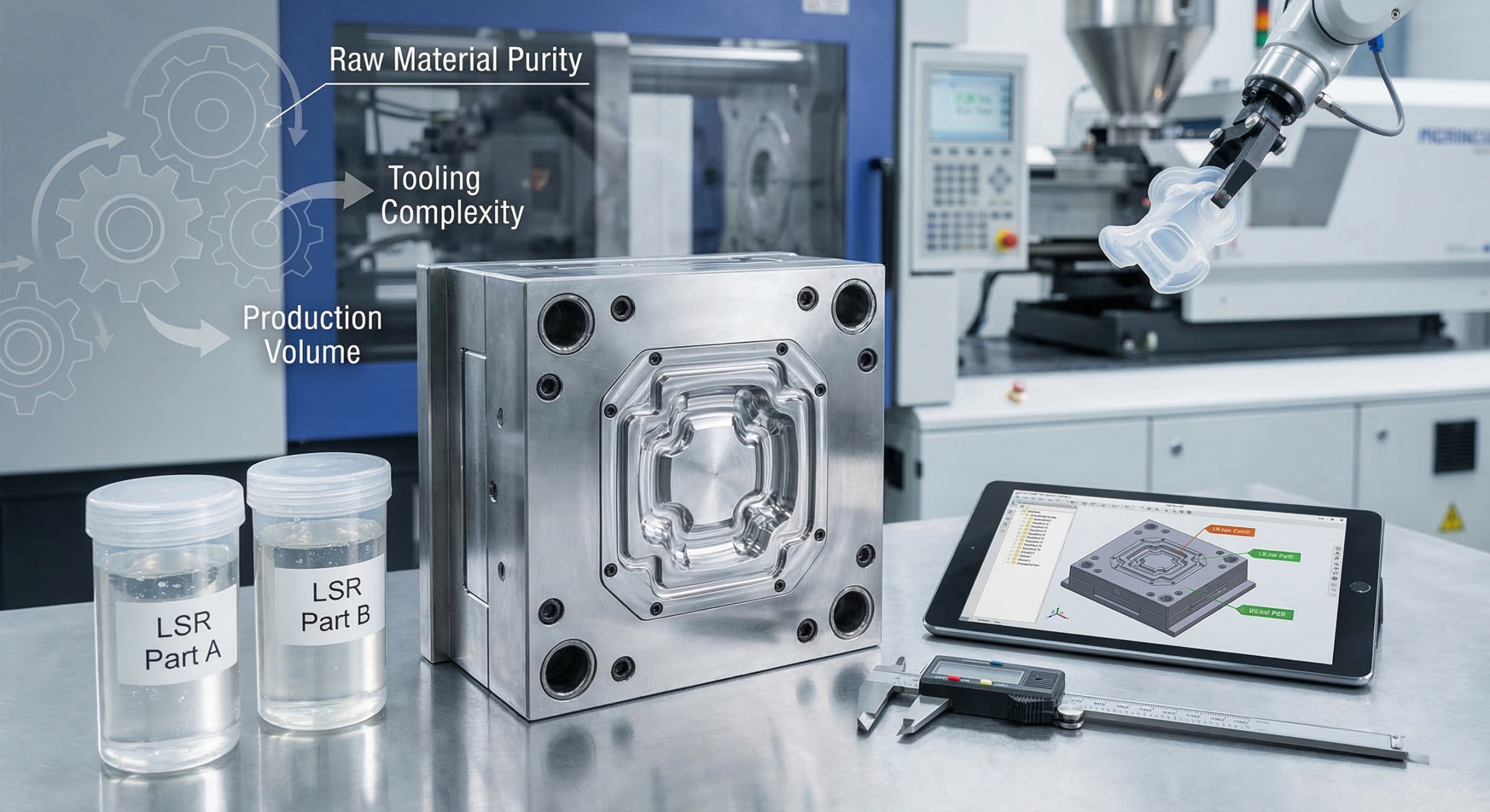 How to Budget for Liquid Silicone Rubber (LSR) Tooling in B2B Manufacturing？