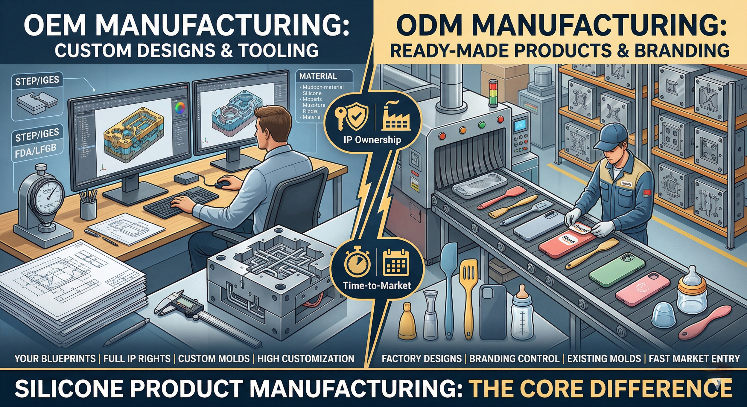 How to Accelerate Silicone Product Manufacturing Using ODM Strategies?