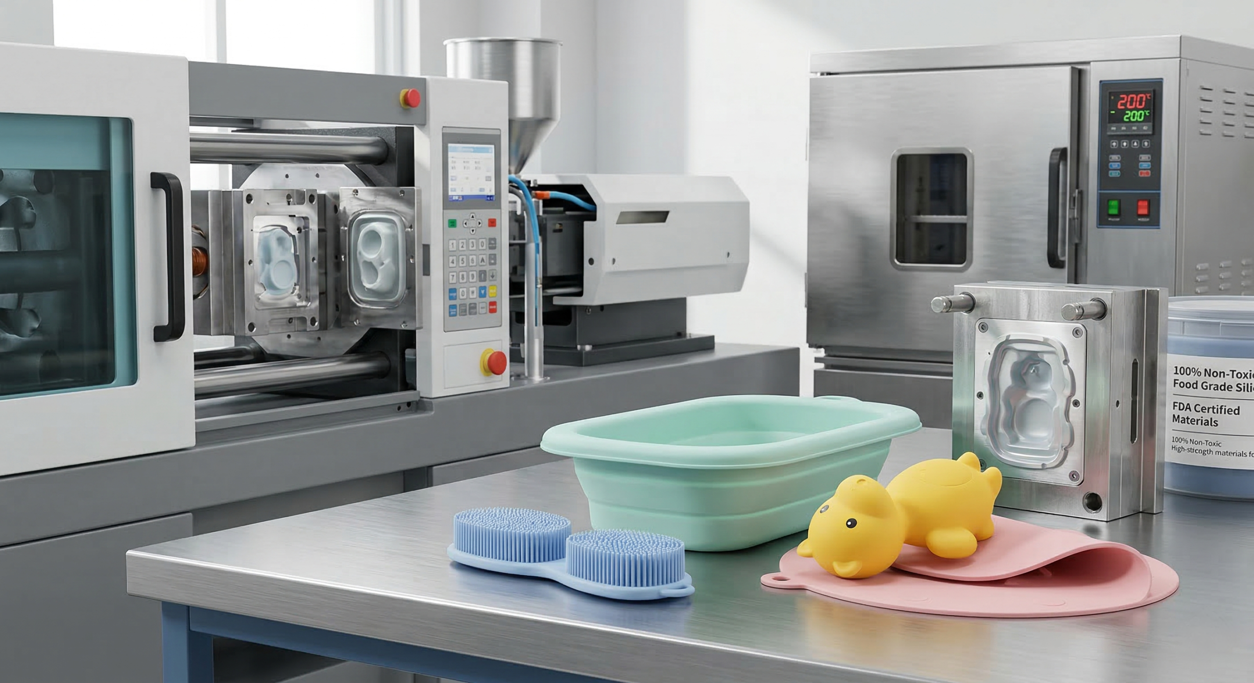 How To Make Silicone Baby Bath Products?