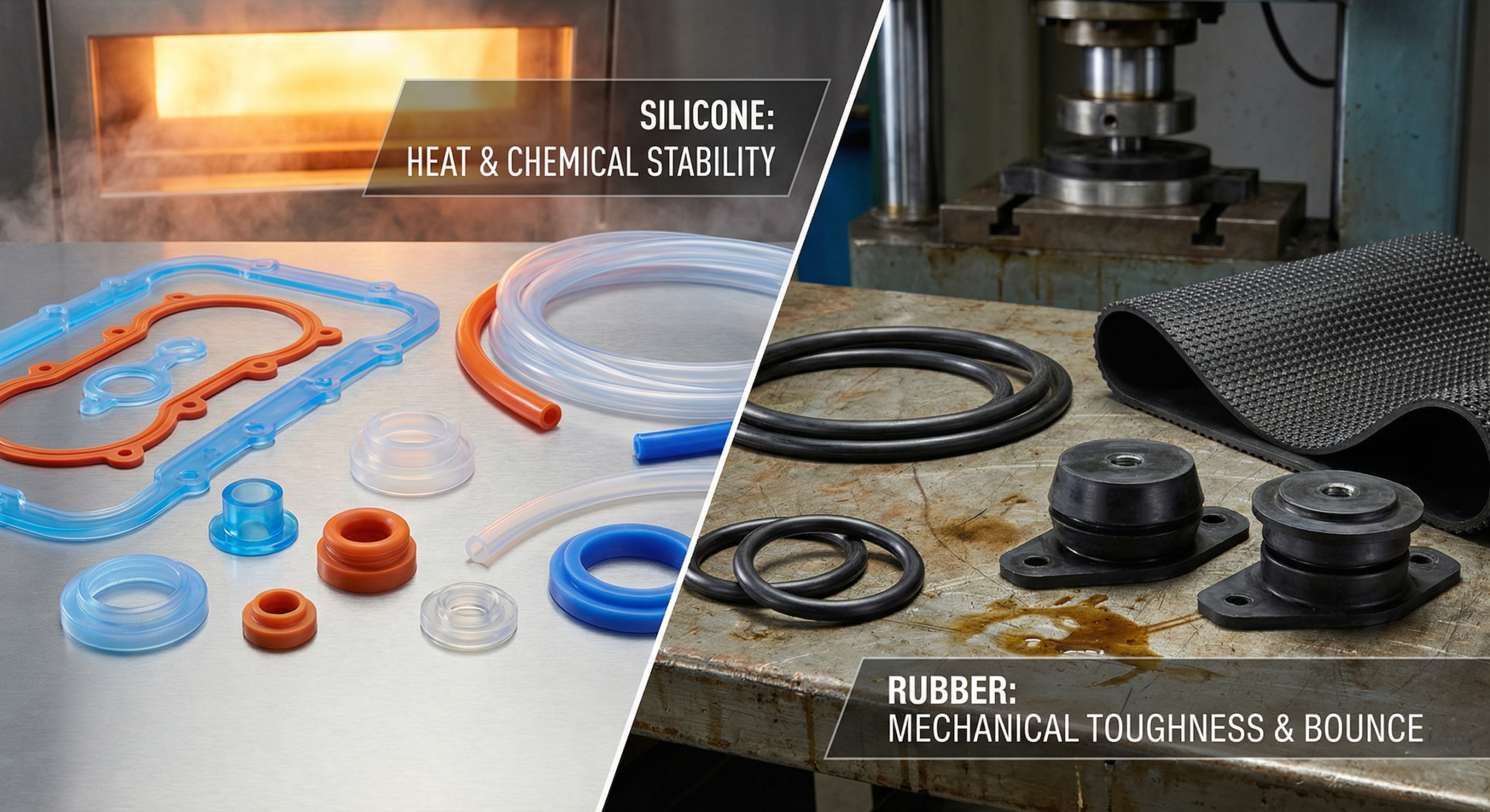 Silicone vs Rubber: Which Material is Better for Your Needs?
