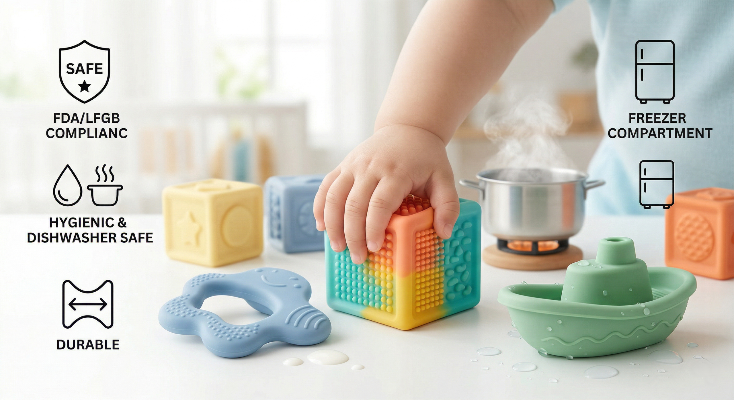 How to Manufacture Safe Custom Silicone Toys？