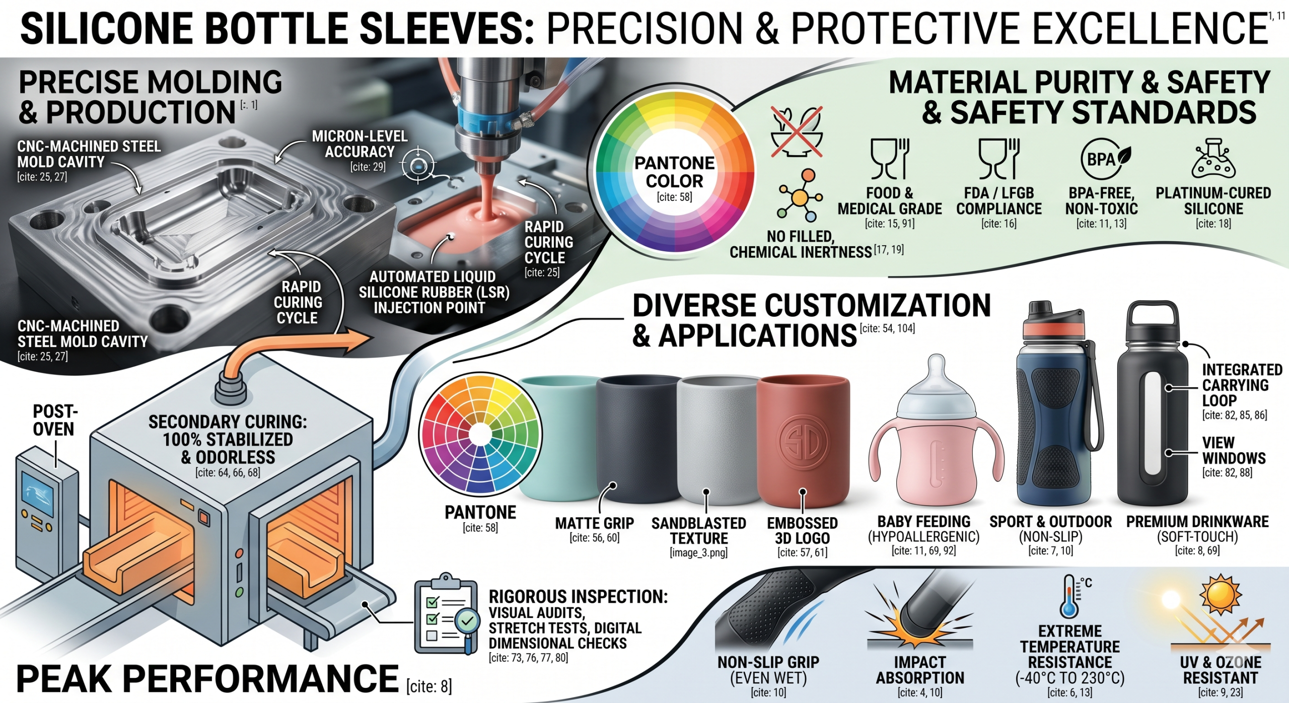 How to Manufacture Silicone Bottle Sleeves: A Complete B2B Guide？