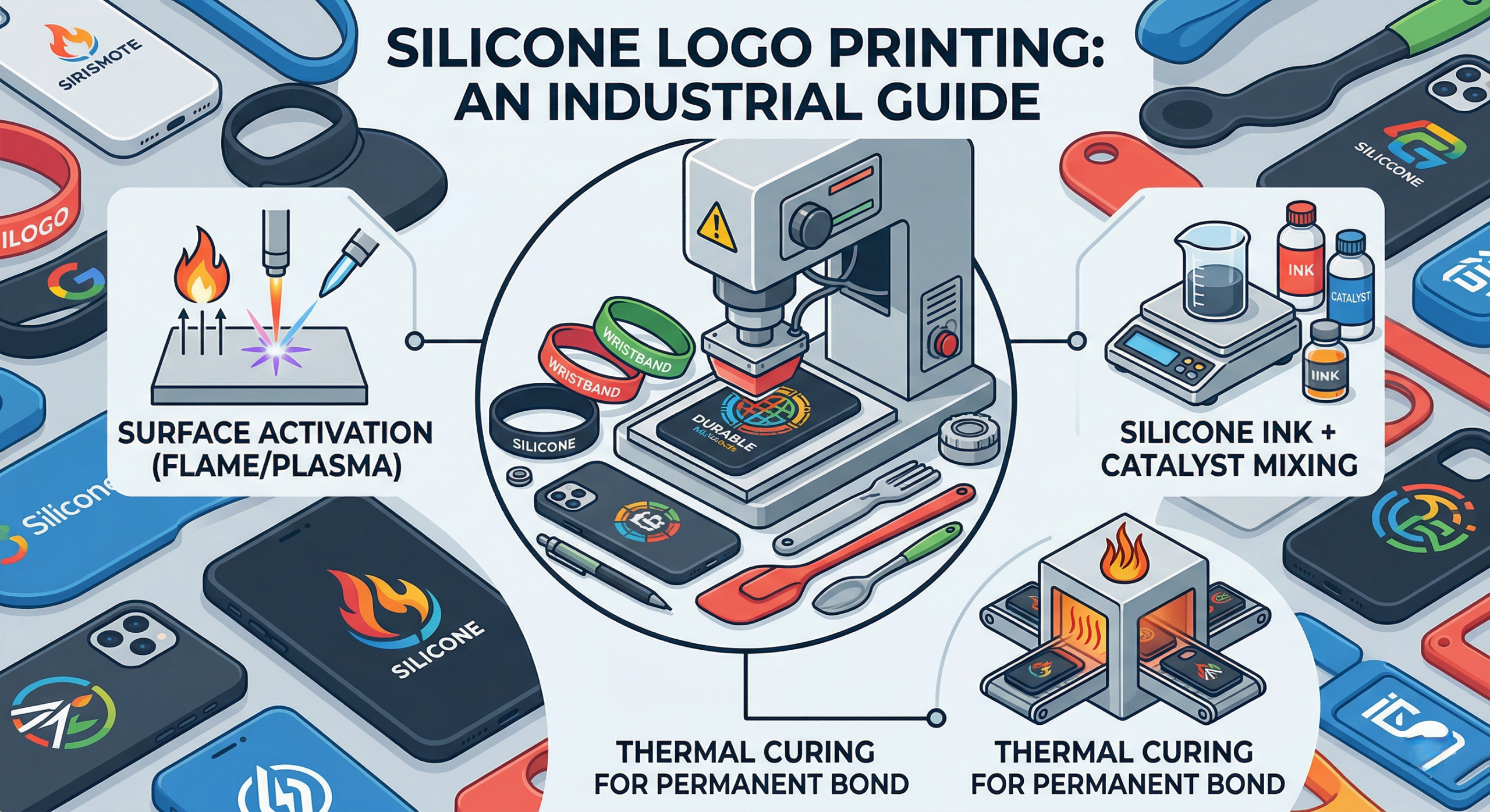 How to Print on Silicone: The Complete Guide for B2B Logos？
