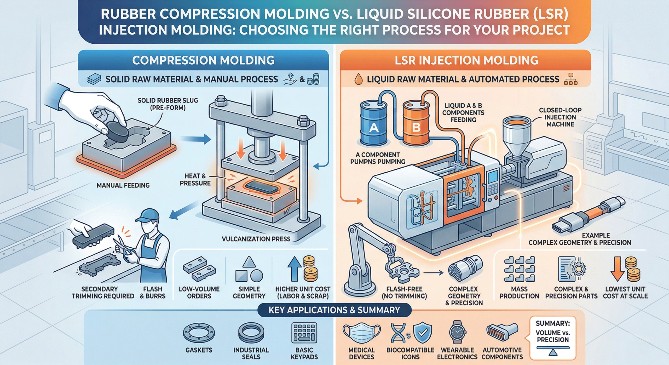 How to Lower Production Costs Using LSR Injection Molding?