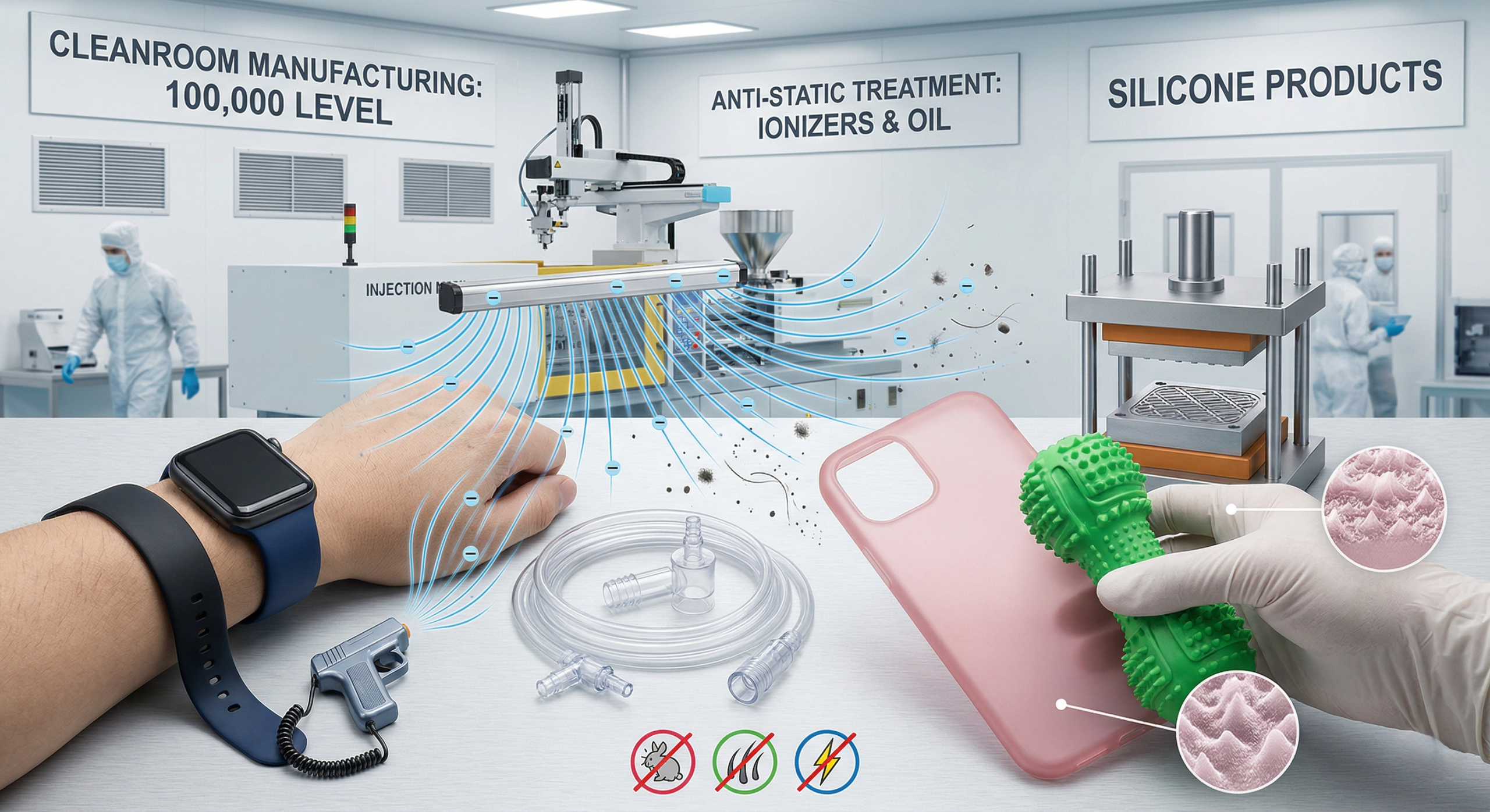 How to Reduce Dust on Silicone Products: Expert Manufacturing Guide？