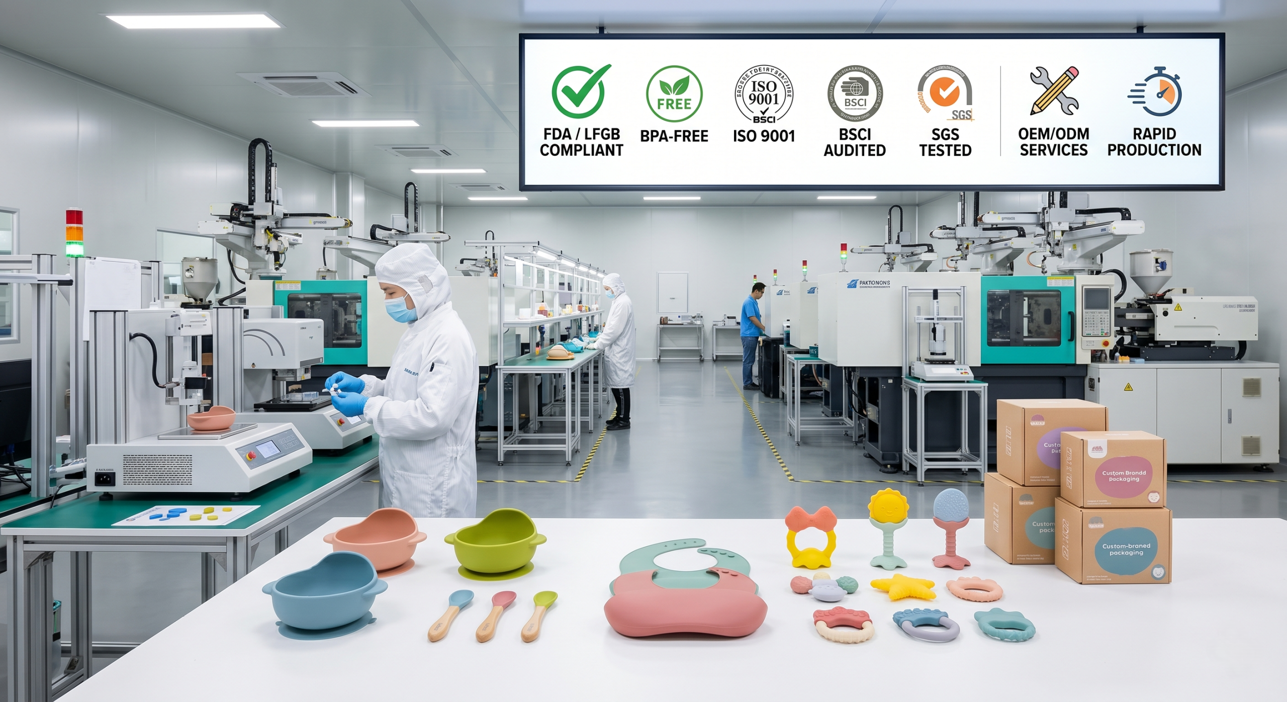 How to Find Reliable Silicone Baby Products Manufacturers in China？