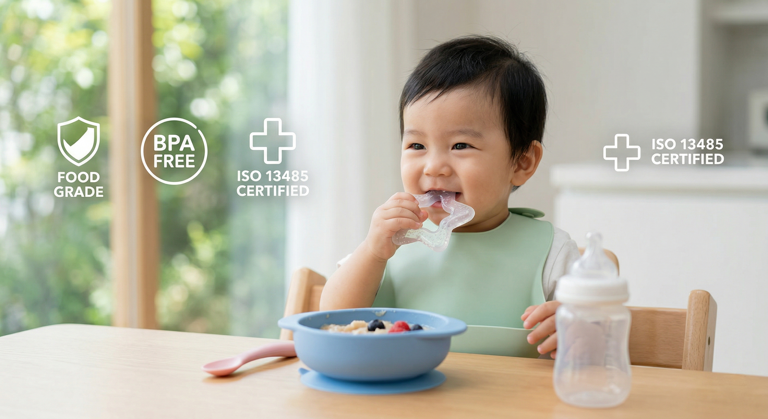 How to Clean and Sanitize a Silicone Baby Product Properly？