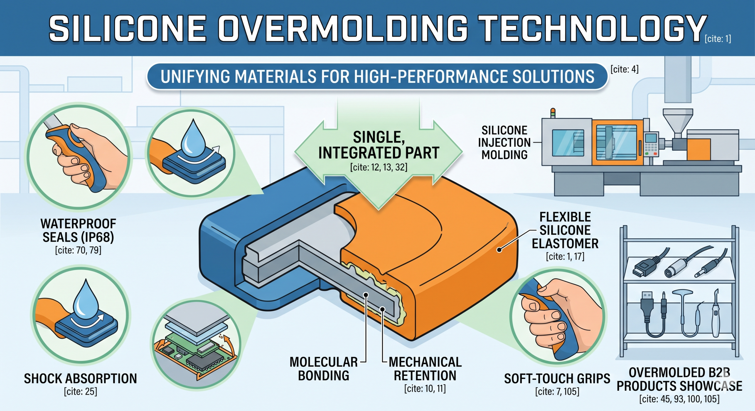 How to Design Parts for Successful Silicone Overmolding？