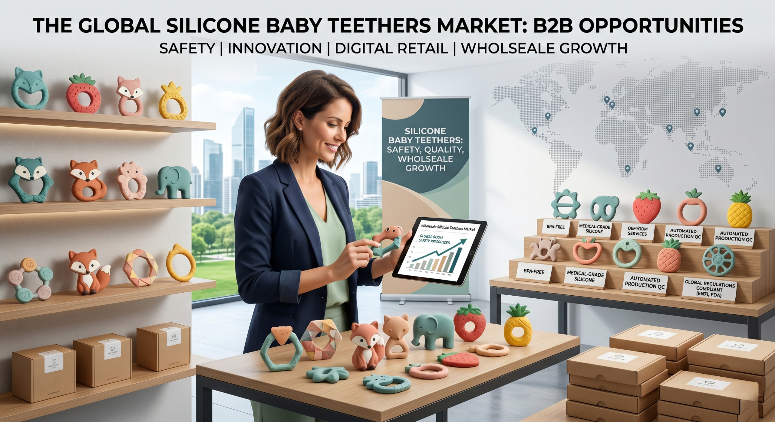 How to Source Wholesale Silicone Baby Teethers Safely？