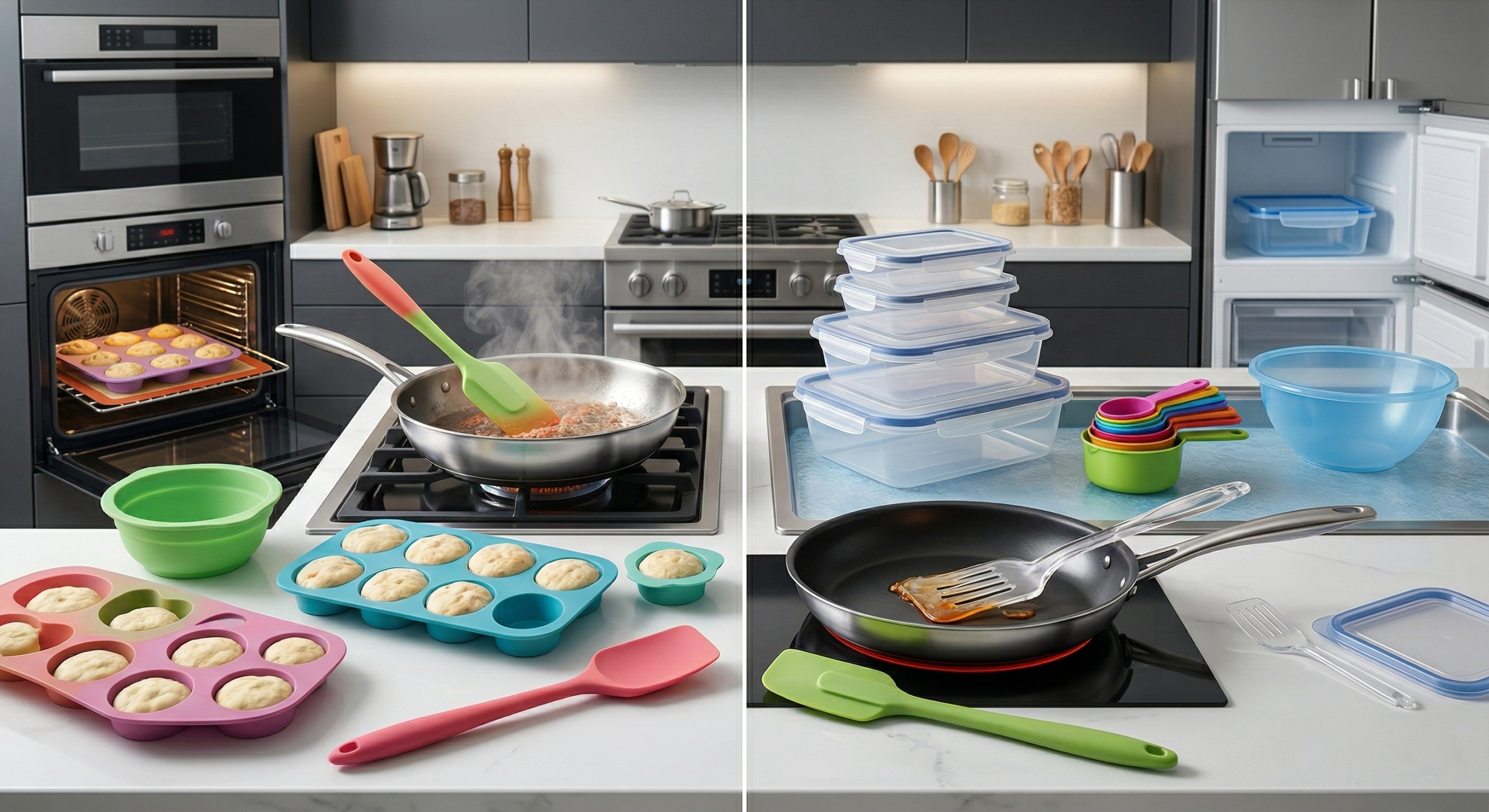 How to Upgrade: Silicone vs Plastic Kitchenware for Better Food Safety?