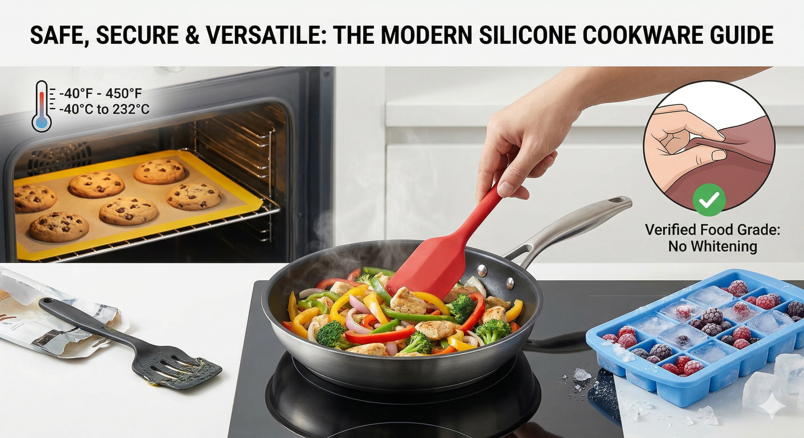 How to Clean and Maintain Food Grade Silicone Cookware？