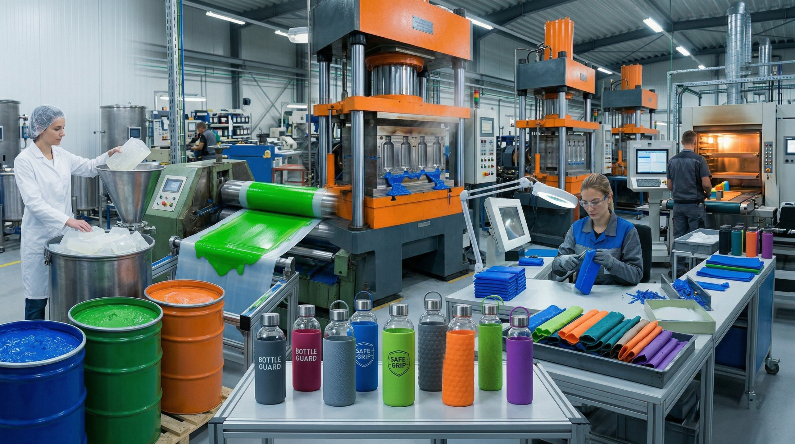 How to Manufacture Silicone Bottle Sleeves for Your Brand？