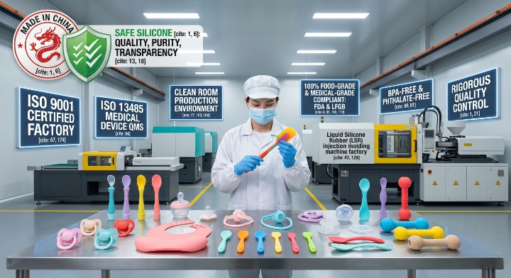 How to Tell if Silicone Made in China is 100% Pure and Toxin-Free？