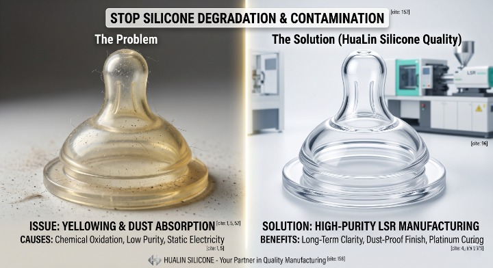 How to Prevent Yellowing in Silicone Manufacturing？