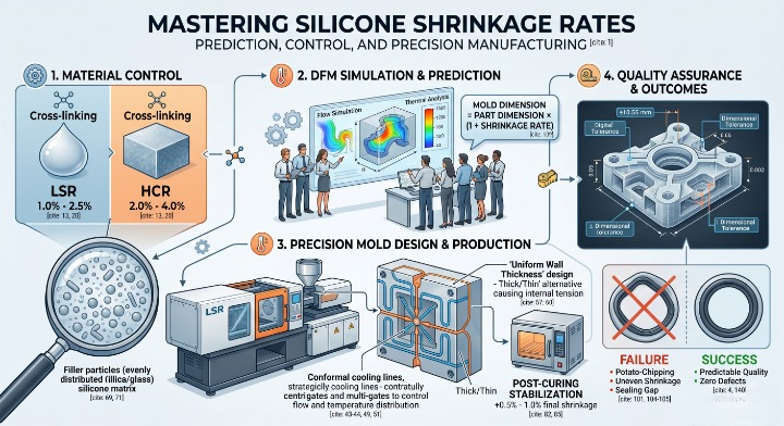 How to Control Silicone Shrinkage in Precision Manufacturing？