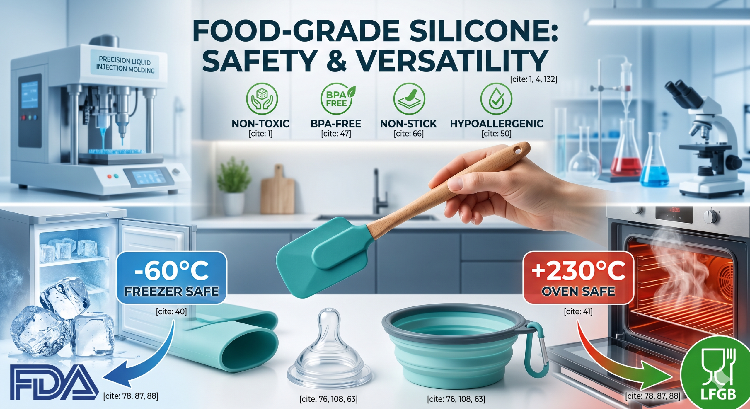 How to Identify High-Quality Food-Grade Silicone for Your Products?