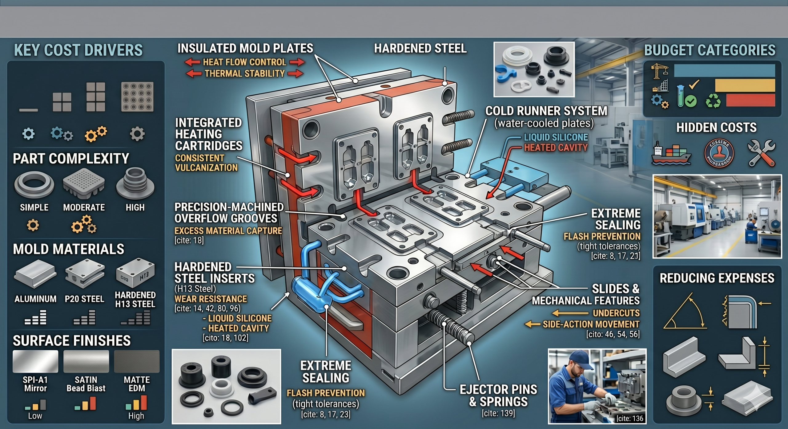 How to Accurately Budget for Your LSR Molding Mold Cost ?