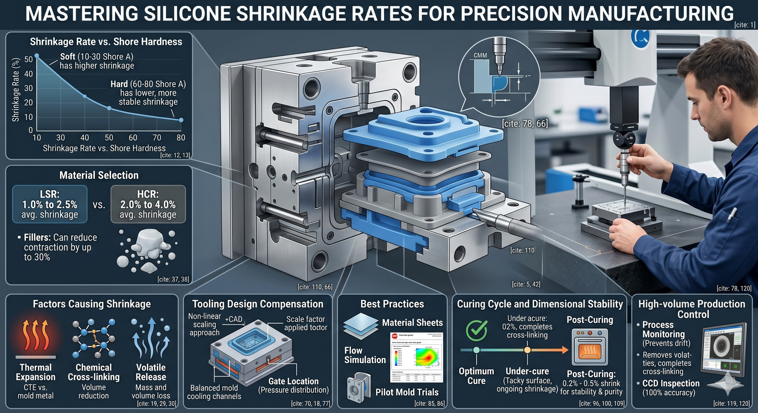 How to Calculate and Control Silicone Shrinkage Rates？