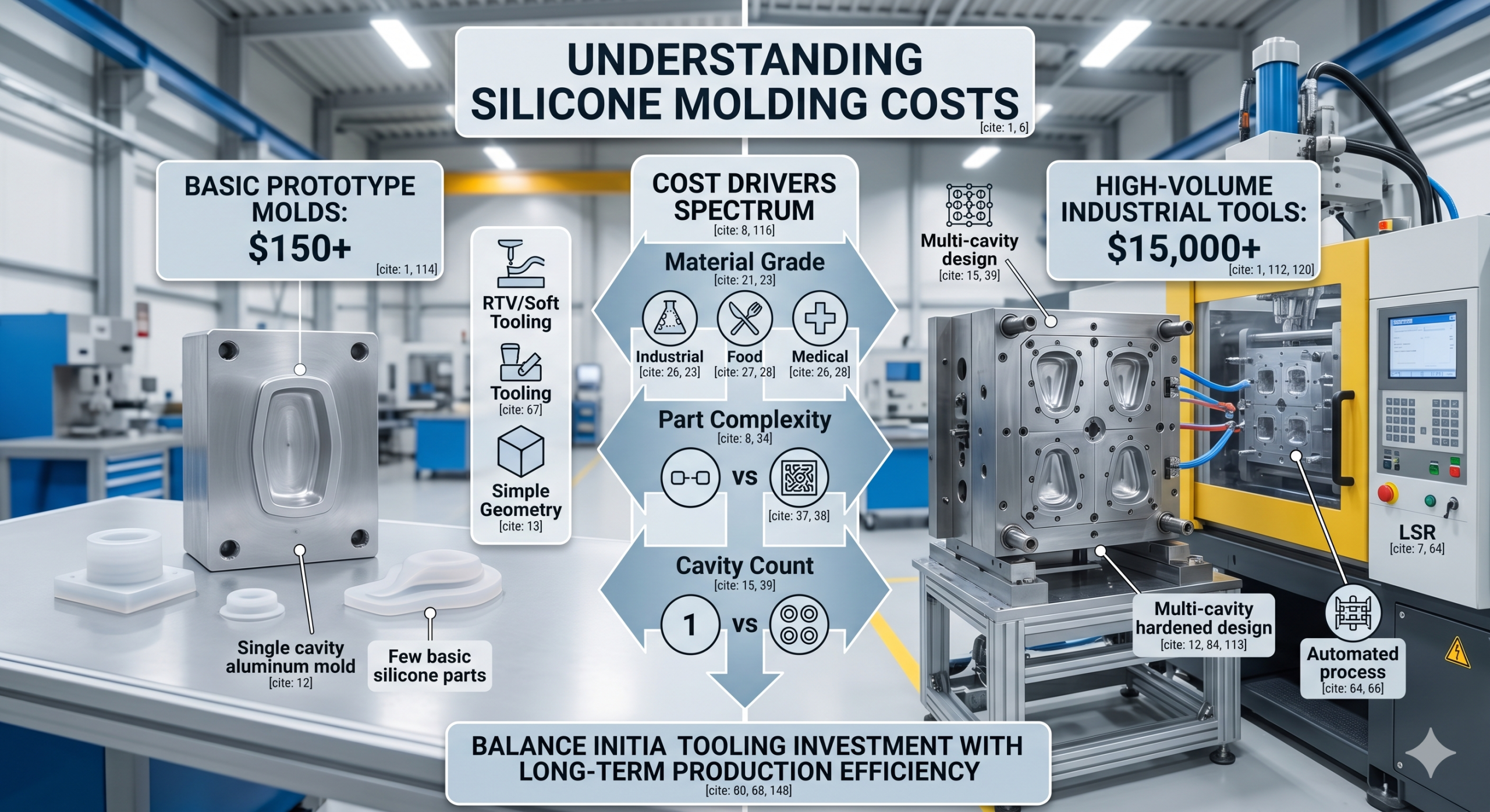 How to Estimate Silicone Molding Costs for Your Project？