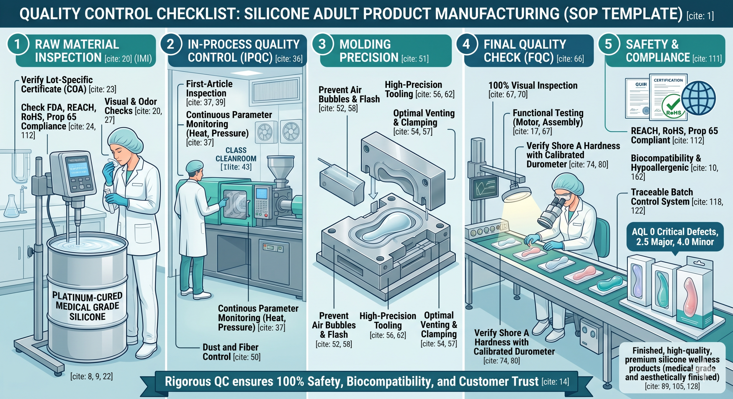 How to Ensure Quality Control in Silicone Product Manufacturing？