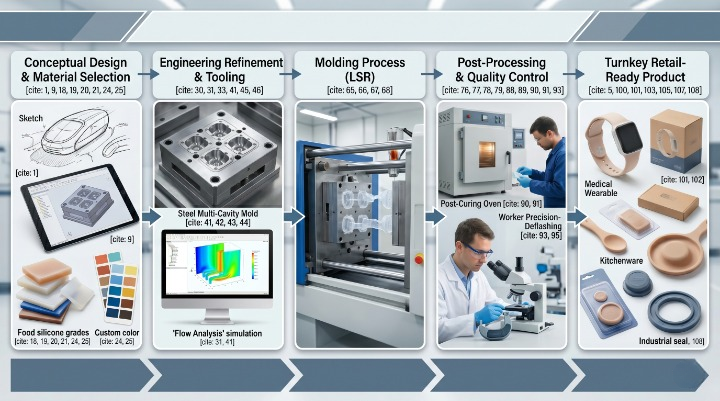How to Master Silicone Product Manufacturing: Concept to Retail ？