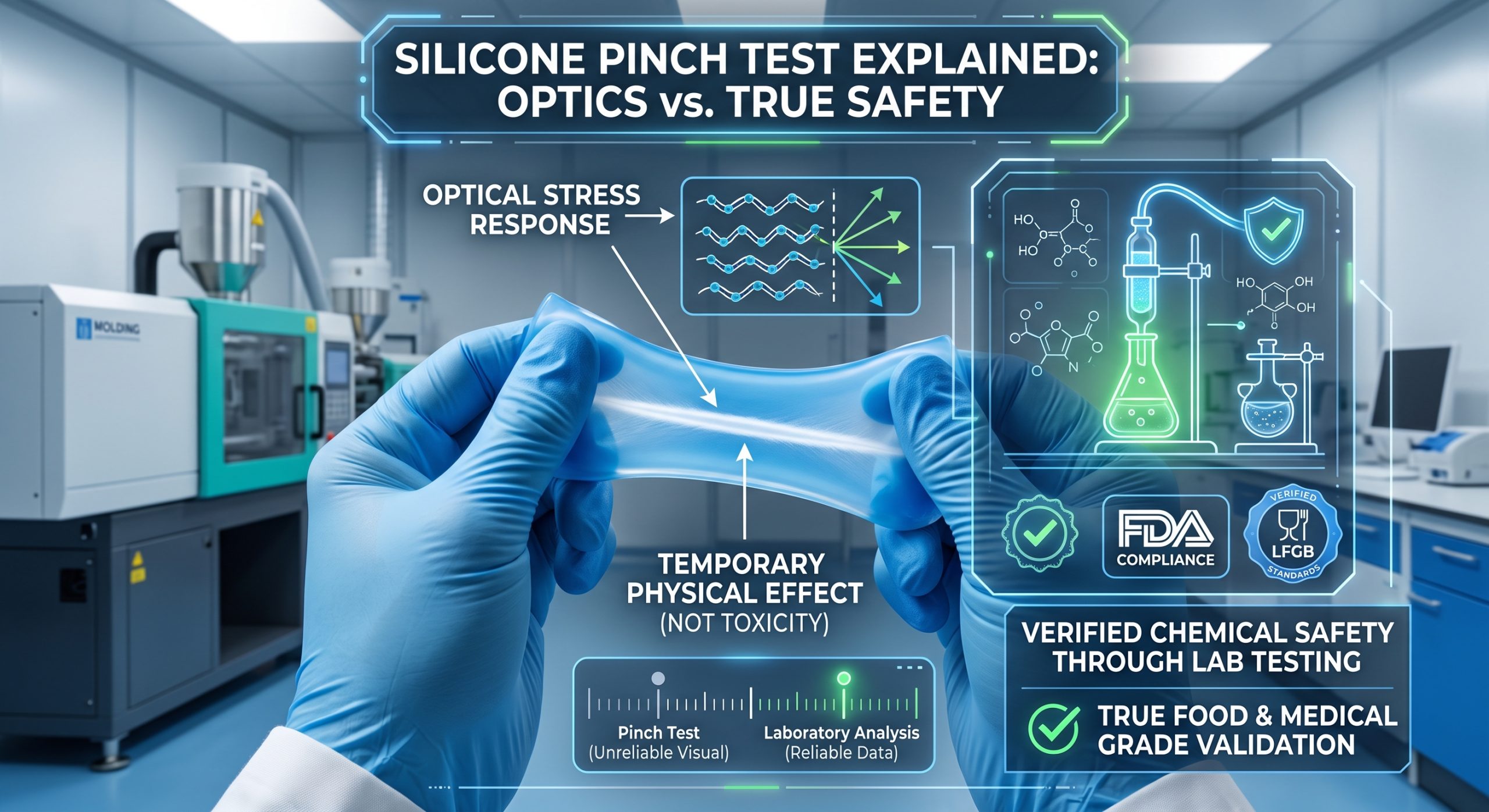 Silicone Pinch Test Debunked: Why Visual Checks Fail Lab Standards